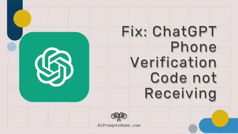 Fix ChatGPT Phone Verification Code not Receiving