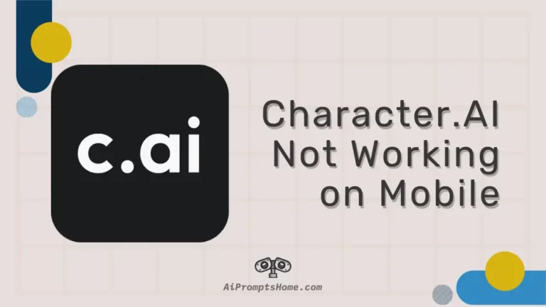 Character.AI Not Working on Mobile